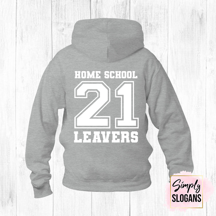 Grey hoodie with white writing deals